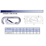 開口鍊接鉤不鏽鋼